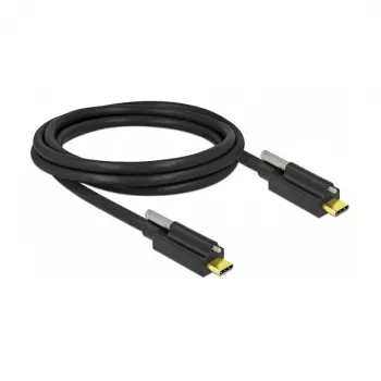 Καλώδιο USB Type-C DeLOCK 84138 2 m μαύρο