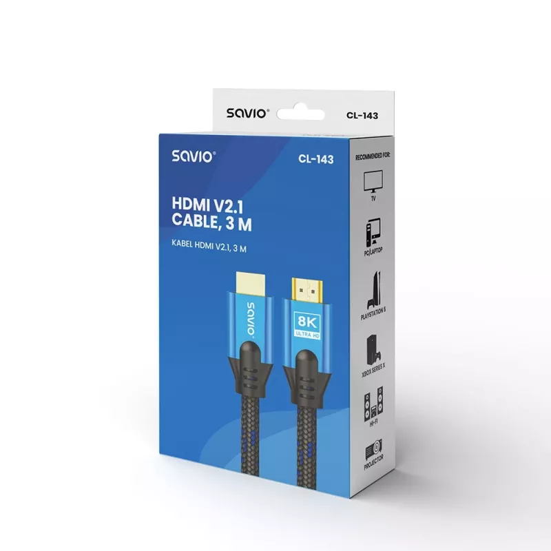 Καλώδιο HDMI Savio CL-143 3m
