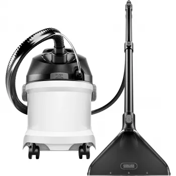 Ηλεκτρική σκούπα δαπέδου Kärcher SE 5 — Ξηρή & Νωπή, 1000 W τουρμπίνα, 4 L δεξαμενή λυμάτων/4 L δεξαμενή καθαρού νερού, 6 m καλώδιο