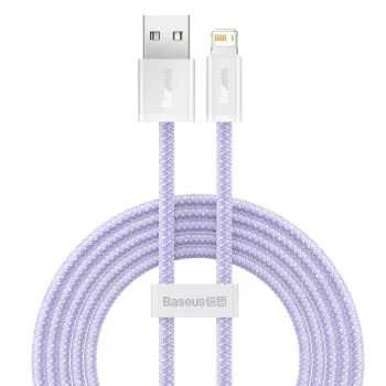 Καλώδιο Baseus Dynamic USB σε Lightning, 2,4 A, 2 m (μωβ)