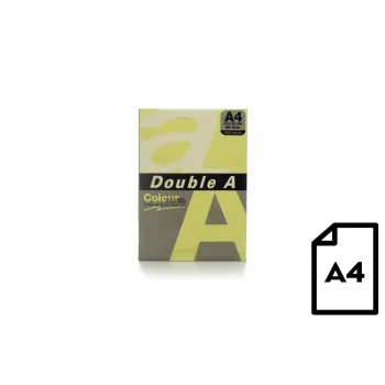 Χρωματιστό χαρτί Double A, 80g, A4, 500 φύλλα, Cheese