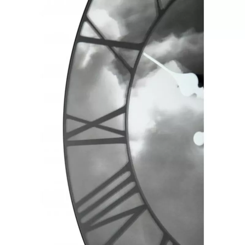 NeXtime ρολόι 3037 Clouds, Ø39 cm, Επιτοίχιο, Μαύρο
