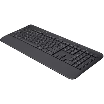 Logitech Signature K650 - Πληκτρολόγιο - Ασύρματο - Bluetooth 5.1 - QWERTY - Ισπανικό - Γραφίτης (920-010917)