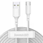 Καλώδιο USB Baseus TZCATZJ-02 1,5 m USB A USB C Λευκό