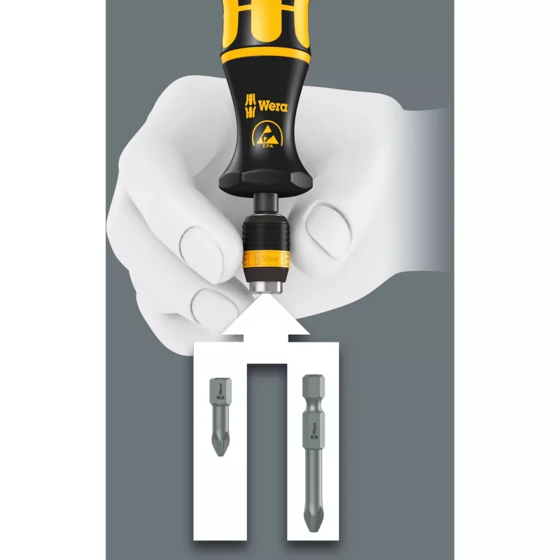Wera Kraftform Kompakt 60 ESD - Λαβή με σετ μυτών - 17 τεμ. (05051043001)