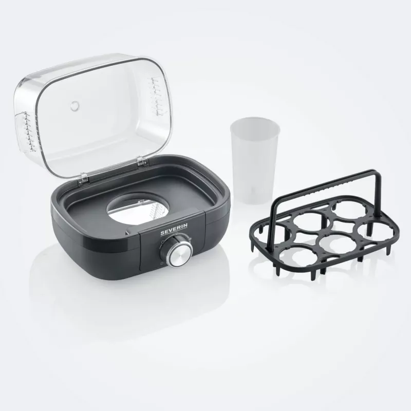 Severin Βραστήρας αυγών 420W, για έως 6 αυγά EK 3166 μαύρο (EK3166)