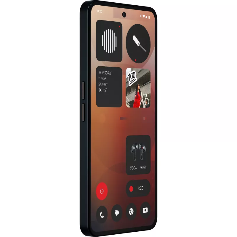 Nothing Phone (3a) 17,2 cm (6,77 ίντσες) Dual SIM Android 15 5G USB Type-C 8 GB 128 GB 5000 mAh Μαύρο