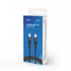 Savio CL-160 Καλώδιο USB 2 m USB 2.0 USB C - USB C Μαύρο