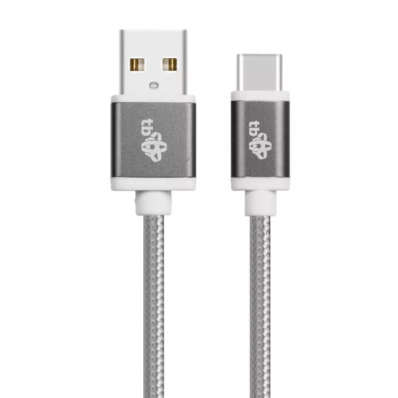 Καλώδιο TB USB - USB-C 1,5 γκρι (AKTBXKUCSBA150S)