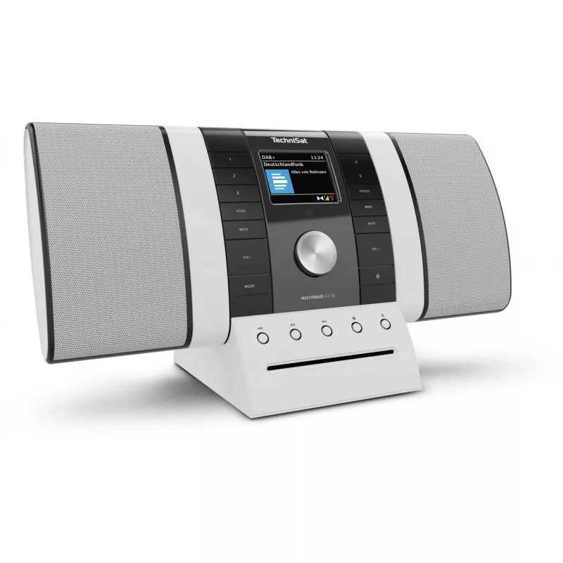Φορητό ραδιόφωνο TECHNISAT Multyradio 4.0 SE μαύρο/λευκό με Bluetooth και USB