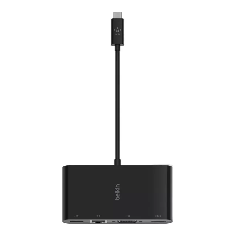 Belkin AVC005BTBK Hub διασύνδεσης USB 3.2 Gen 1 (3.1 Gen 1) Type-C μαύρο