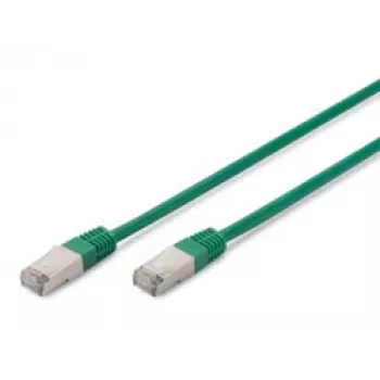Καλώδιο δικτύου Digitus CAT 5e SF/UTP RJ-45 0,5 m πράσινο