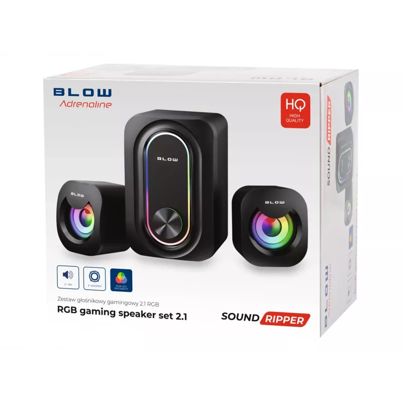 Ηχεία υπολογιστή gaming 2.1 με subwoofer