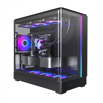 Κουτί PC Montech KING 15 PRO Μαύρο — Midi-Tower για micro ATX / Mini-ITX