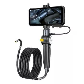 Ulefone uSmart E03 UF-EC03 ενδοσκοπική κάμερα, 1280x720 HD, καθοδηγούμενος αισθητήρας 180° προς δύο κατευθύνσεις, 6 LED, IP67, ημιάκαμπτο καλώδιο 1 m