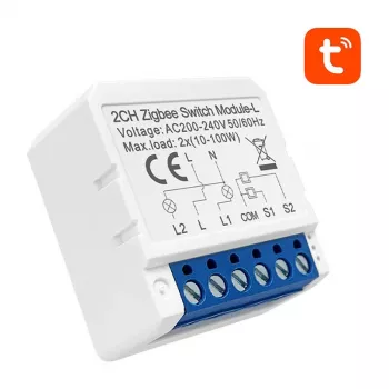 Έξυπνο Μονάδα Διακόπτη Avatto LZWSM16-W2 ZigBee — Δεν Απαιτείται Ουδέτερος Αγωγός, Μονάδα Ρελέ Εντοιχισμού