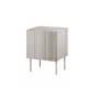 Κομοδίνο Cama Meble ISLA 44,5x40x59 cm cashmere ματ, MDF & μοριοσανίδα, σετ 2 τεμ.