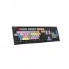 Logickeyboard LKB-EDIUS-A2PC-FR Πληκτρολόγιο Universal USB AZERTY Γαλλικό Μαύρο