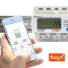Τριφασικός μετρητής ενέργειας QOLTEC 50883 Wi‑Fi 400V με οθόνη LCD
