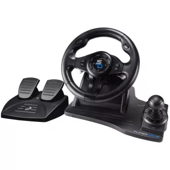 Subsonic SA5596-NG Χειριστήριο gaming Μαύρο USB τιμόνι πεντάλ 270°