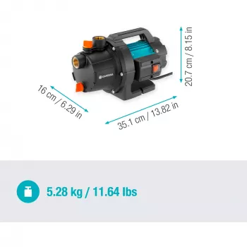 Gardena 09010-47 Εργαλείο κήπου 3000 L Μαύρο