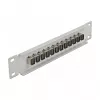 Patchpanel οπτικών ινών DeLOCK 10 ιντσών 12 Port SC Simplex μπεζ 1U γκρι