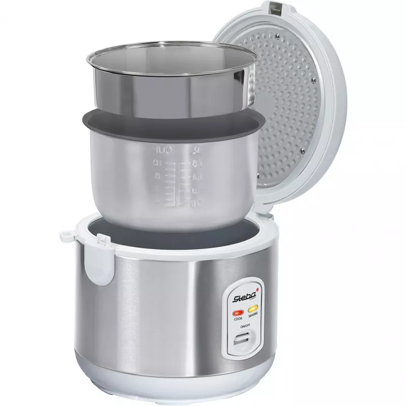 Κατσαρόλα ρυζιού Steba RK 2 3,5 L 700 W ανοξείδωτο λευκό 050200