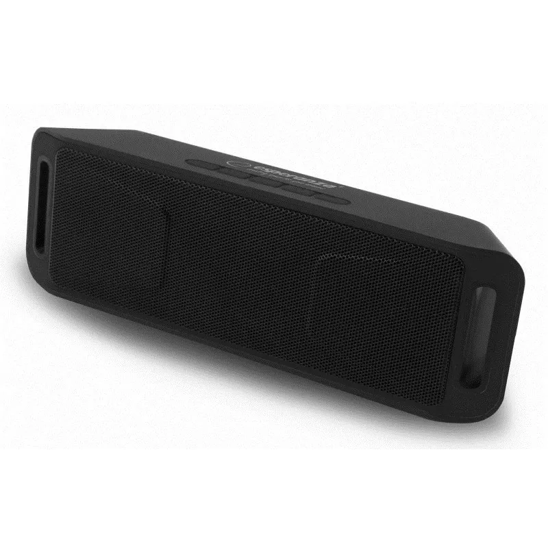Φορητό στερεοφωνικό ηχείο ESPERANZA FOLK μαύρο — 6 W RMS, Bluetooth, MicroSD, μπαταρία LiPo