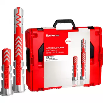 L-BOXX 102 DuoPower, Ούπα γενικής χρήσης Ανοιχτό γκρι/Κόκκινο, 910 τεμ.