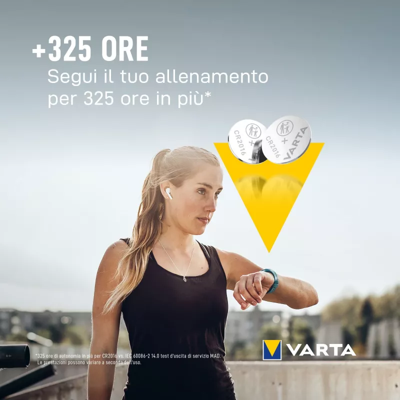 VARTA Electronics μπαταρία CR2016 λιθίου 90 mAh 3V VE 2 (06016101402)