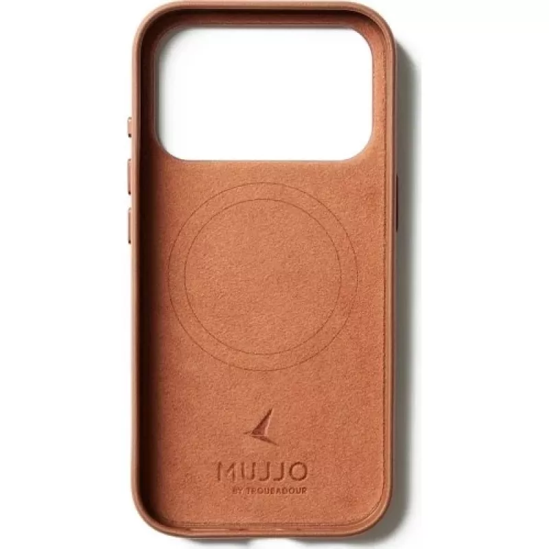 Mujjo Full Leather Case MagSafe Θήκη για iPhone 17 Pro Καφέ