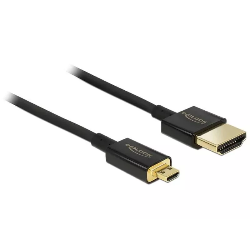 Καλώδιο HDMI DeLOCK HDMI-A/HDMI Micro-D 3 m