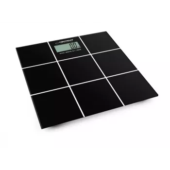 Ζυγαριά σώματος Esperanza EBS004 - ηλεκτρονική, 180 kg, μαύρο γυαλί