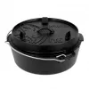 Dutch Oven Petromax ft6-t 5,5 L μαύρο γκριζοσίδηρο