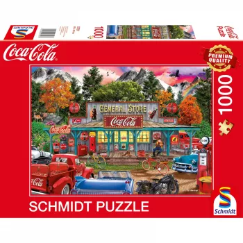 Παζλ Schmidt Spiele Coca-Cola Store 1000 τεμαχίων 693x493 mm