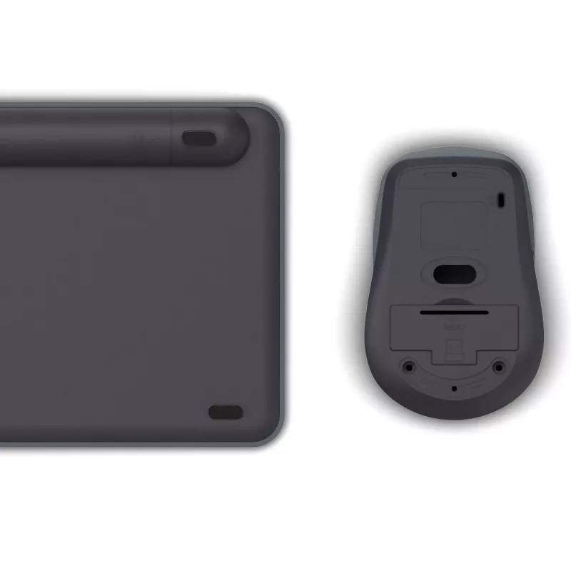 Multi-Device σετ πληκτρολογίου και ποντικιού μαύρο γκρι