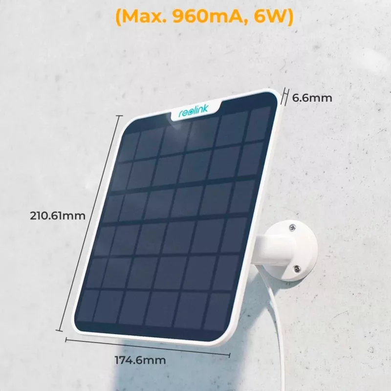 Reolink Solar Panel 2 Κάμερα με μπαταρία 6W USB Type-C IP65