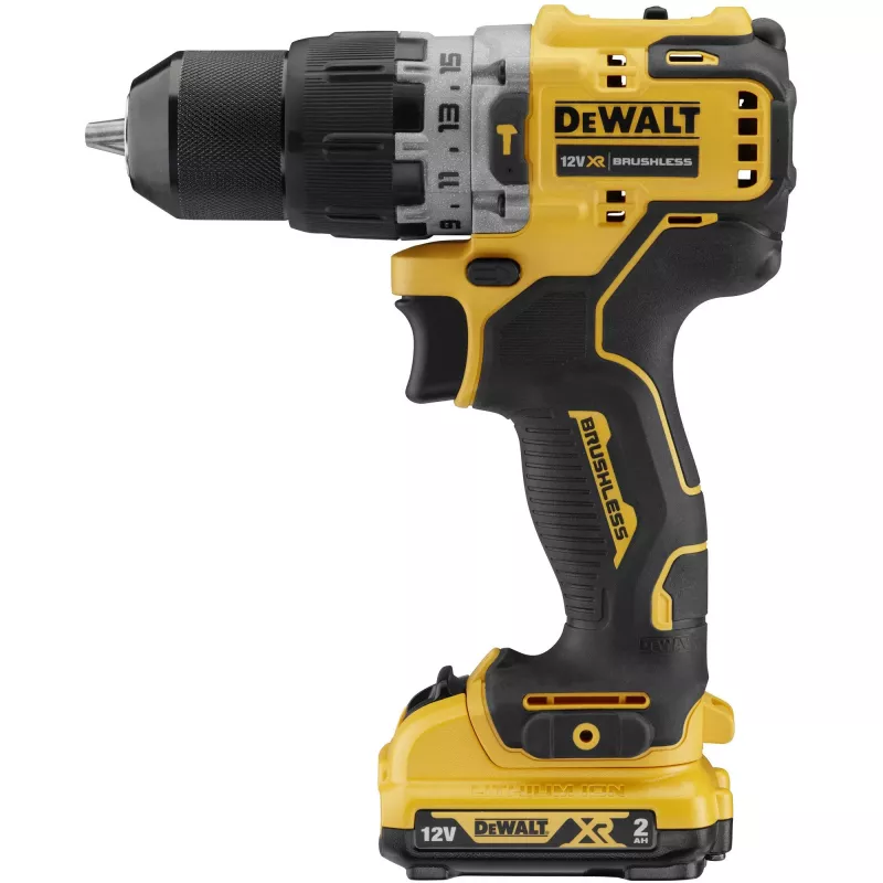 Δράπανο DeWALT DCD706D2-QW, 1500 U/min, ταχυσφιγκτήρας, 1,1 kg