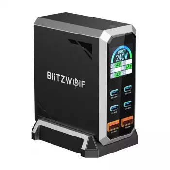 Blitzwolf BW-S31 2xUSB-A, 4xUSB-C, PD, 240W φορτιστής δικτύου