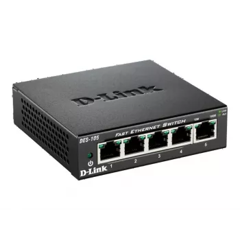 D-Link DES-105 Unmanaged L2 Μαύρο
