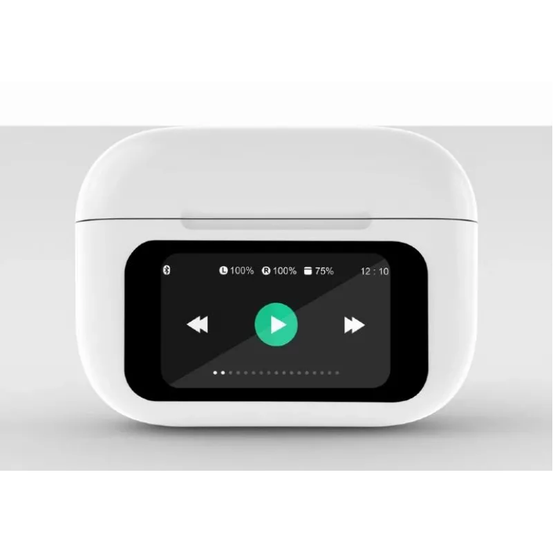 Ακουστικά BLUETOOTH/WHITE TWS-LCD-ANC-01-W Gembird