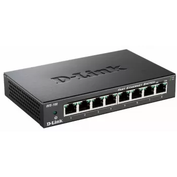 D-Link DES-108 μαύρο
