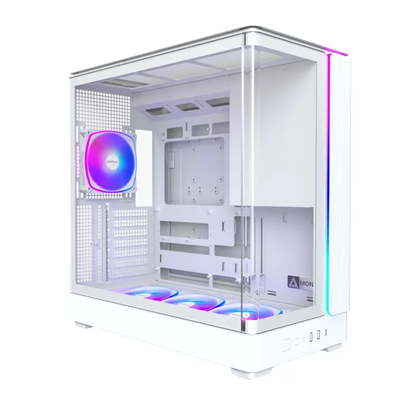 Κουτί PC Montech KING 45 PRO (W) — Λευκό Midi-Tower για Micro-ATX / Mini-ITX