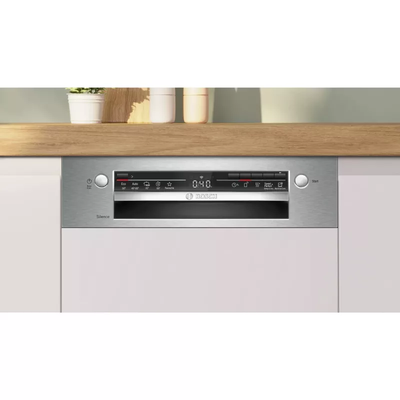 Πλυντήριο πιάτων Bosch Serie 2 SPI2HKS42E ημιεντοιχιζόμενο Slimline 45 cm, 10 σερβίτσια, 5 προγράμματα, κλάση E