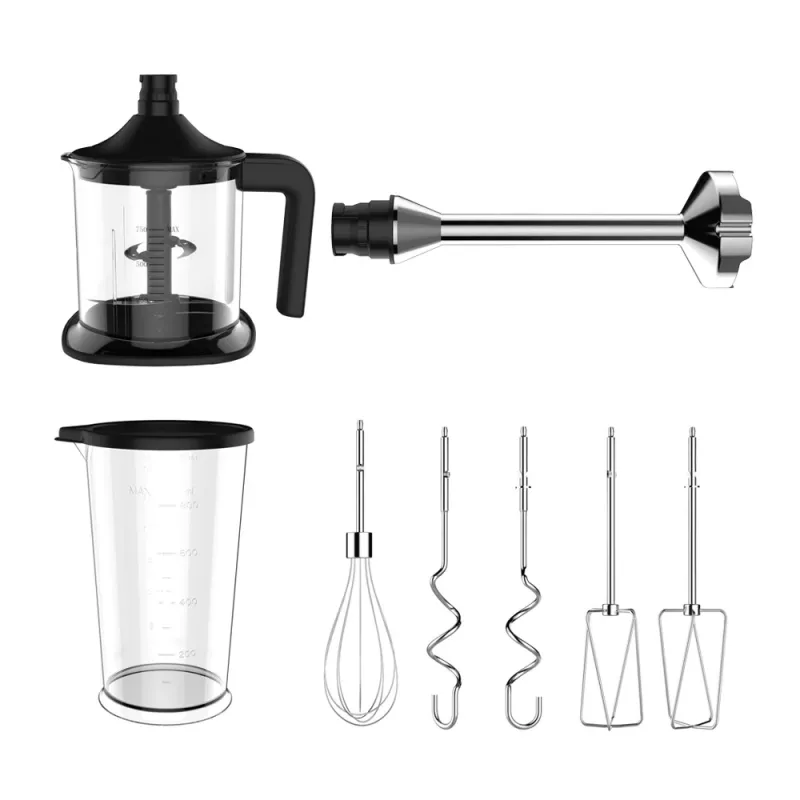 Κουζινομηχανή Gastroback Design Handmixer Pro μαύρο ασημί