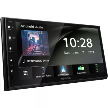 Kenwood Double-DIN δέκτης οθόνης με Android Auto, Apple CarPlay, δέκτη DAB+, υποδοχή για κάμερα οπισθοπορείας