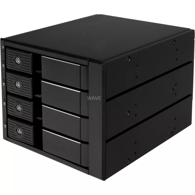 SilverStone SST-FS304-12G εξωτερική θήκη 3,5 ιντσών, 4-Bay – μαύρη