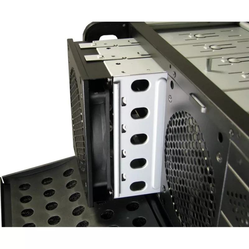 Κουτί διακομιστή Inter-Tech IPC 4U-4129L Rack Μεταλλικό Ασημί
