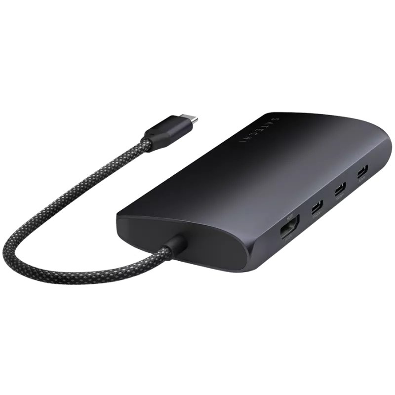 Satechi USB-C Multiport Adapter ST-P8KED — 6 θύρες, υποστηρίζει ανάλυση 8K