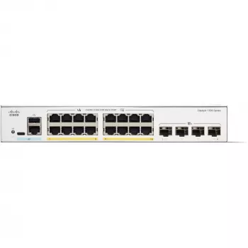 Διαχειριζόμενο switch Cisco Catalyst 1300-16P-4X 16 θύρες GE PoE 4x10GE SFP+